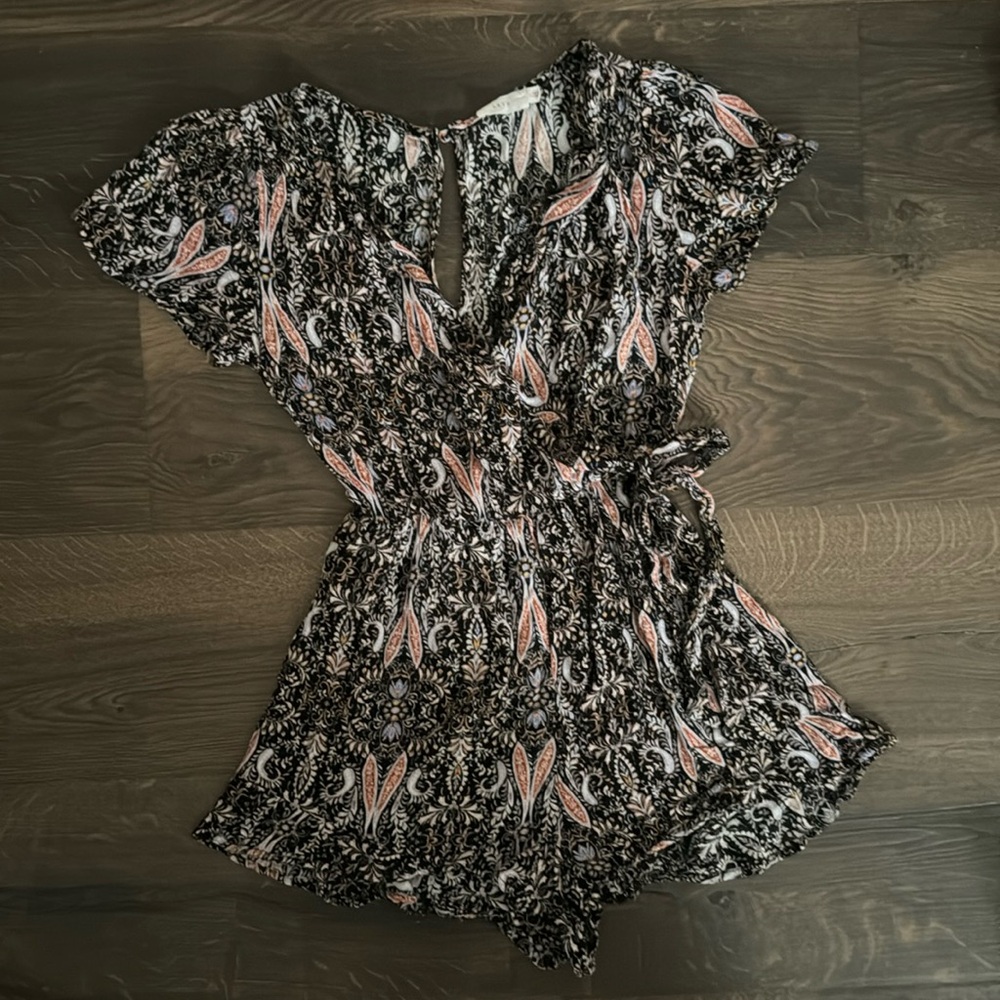 Lush Patterned Romper